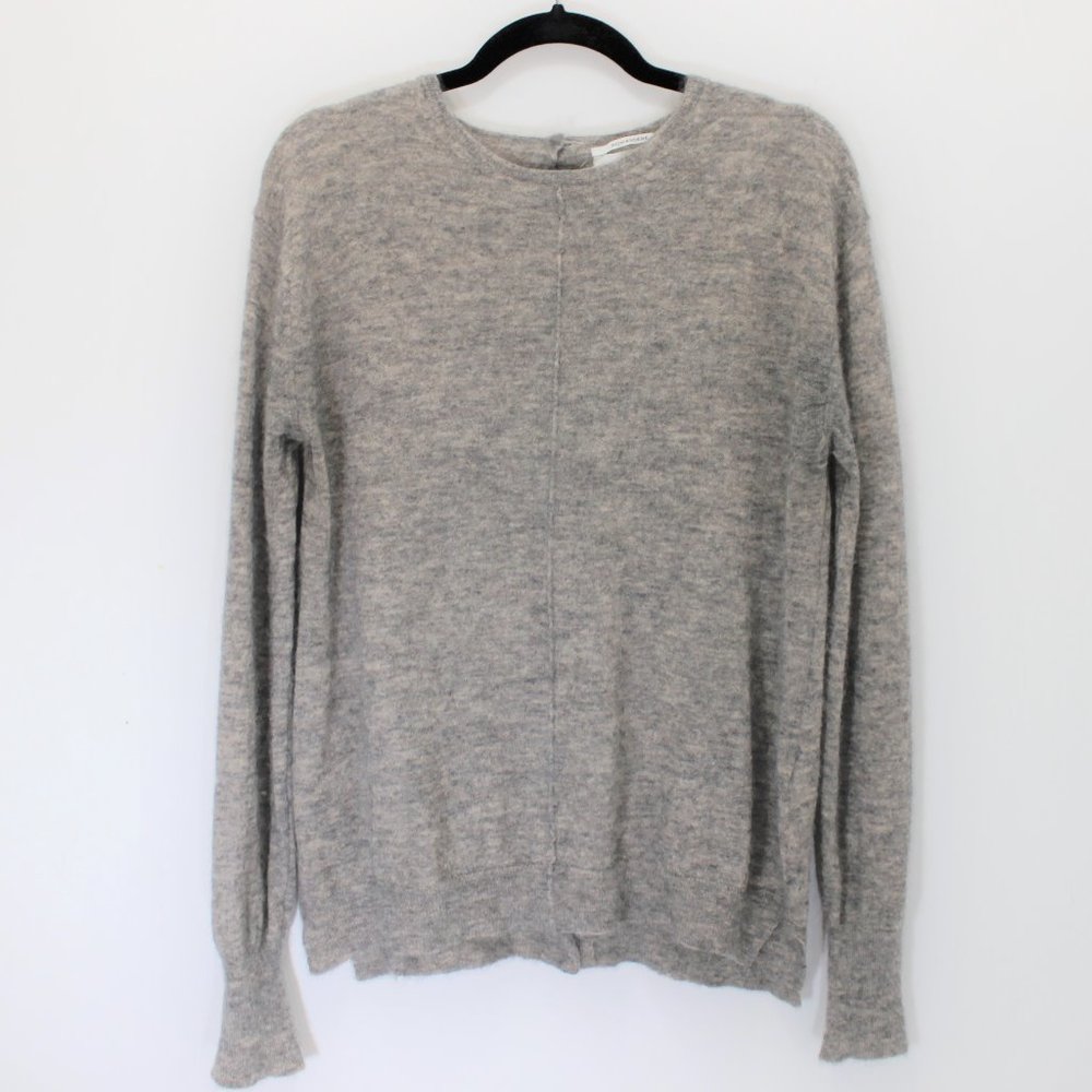 POMANDERE Alpaca Light Knit Top Button Back 40(10)